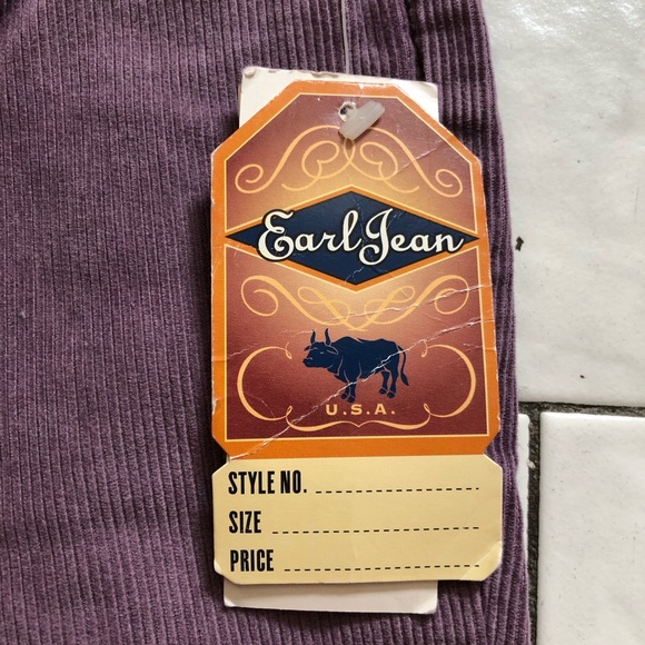 NWT Earl Jeans corduroy pants 24 trousers urban - Picture 4 of 6